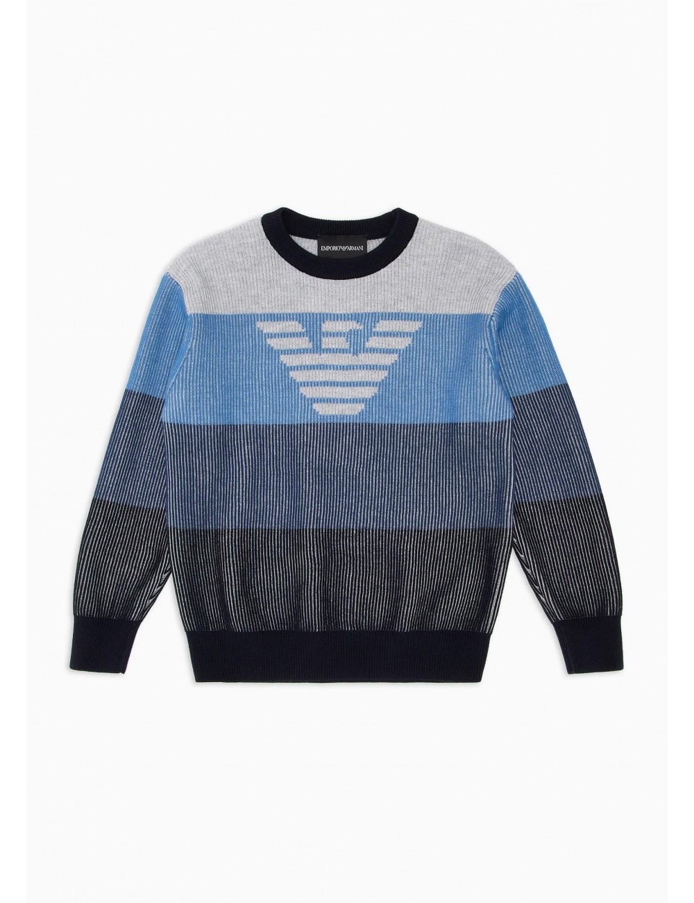 6R4M56 MAGLIA EMPORIO ARMANI JUNIOR MAGLIONE RAGAZZO KID SHIRT CON LOGO BAMBINO