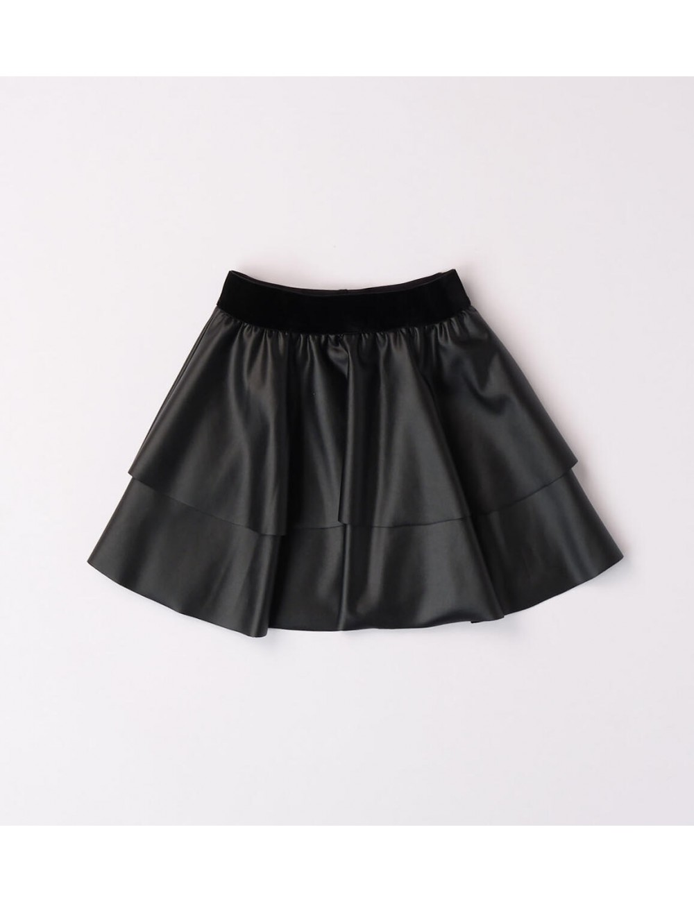 7663 GONNA A BALZE IDO KIDS GONNELLINA ECO PELLE BAMBINA BIMBA KID GONNA CORTA