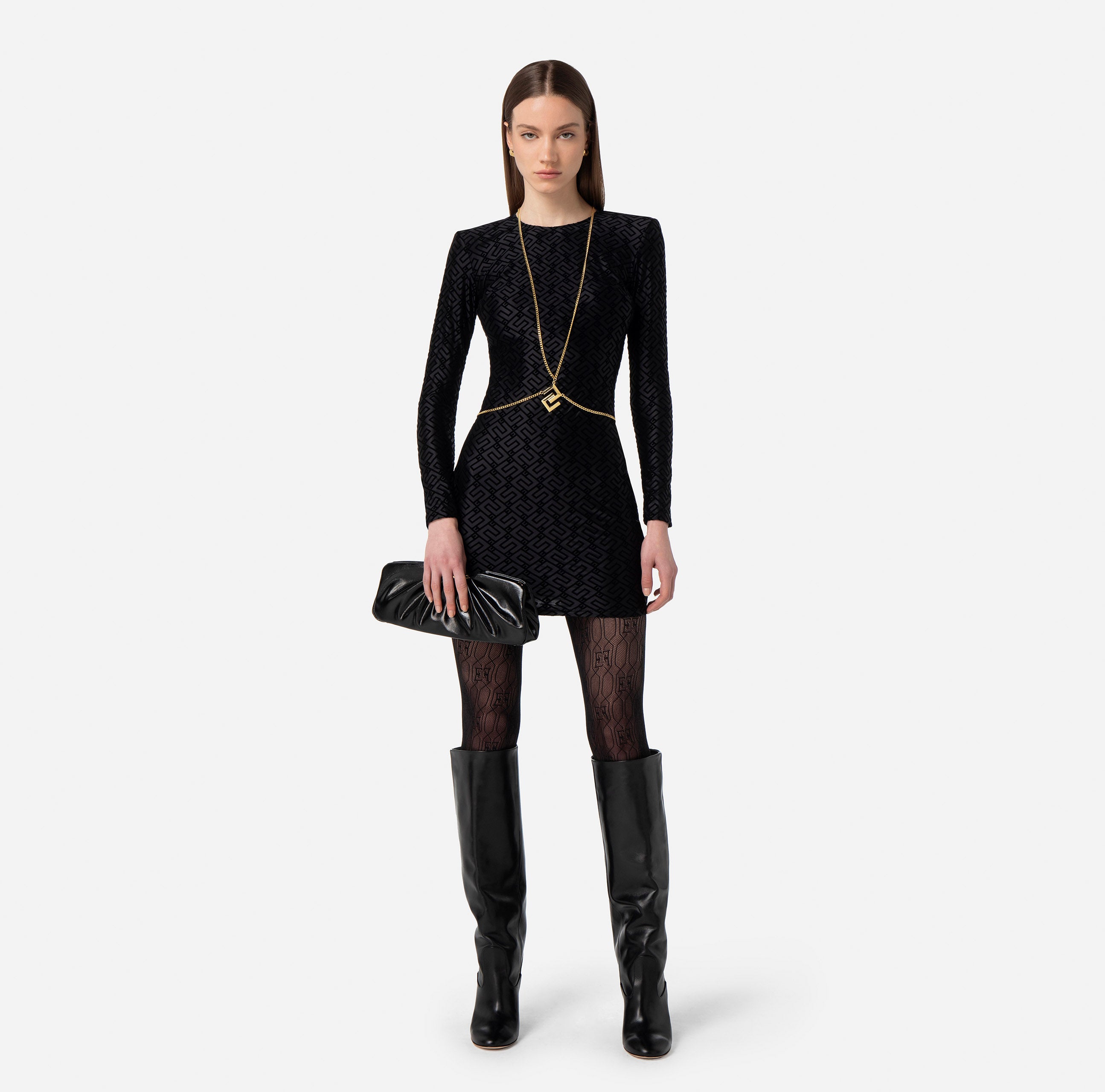 Abito Elisabetta Franchi AB42436E2 Nero
