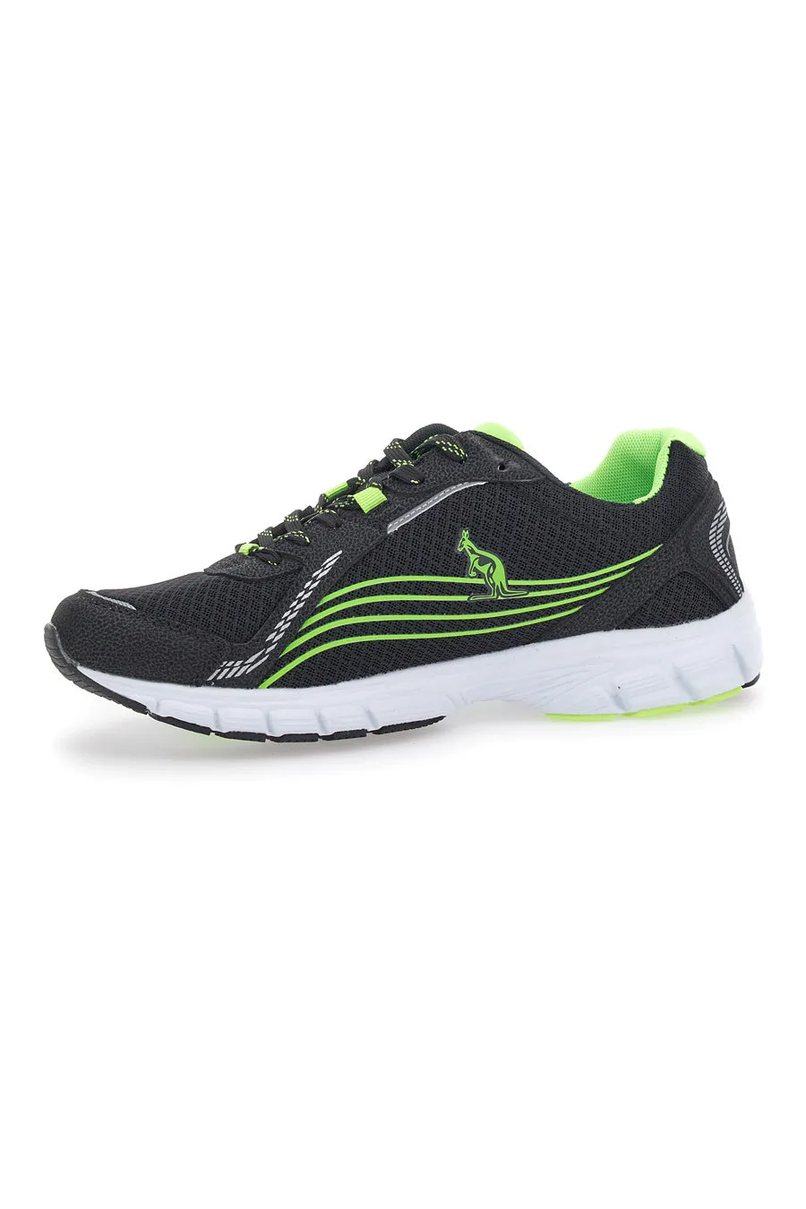   AUSTRALIAN Sneakers Running Australian 208 Nere Verde fluo