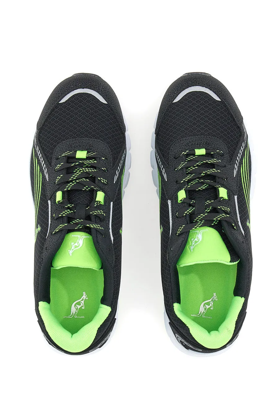   AUSTRALIAN Sneakers Running Australian 208 Nere Verde fluo
