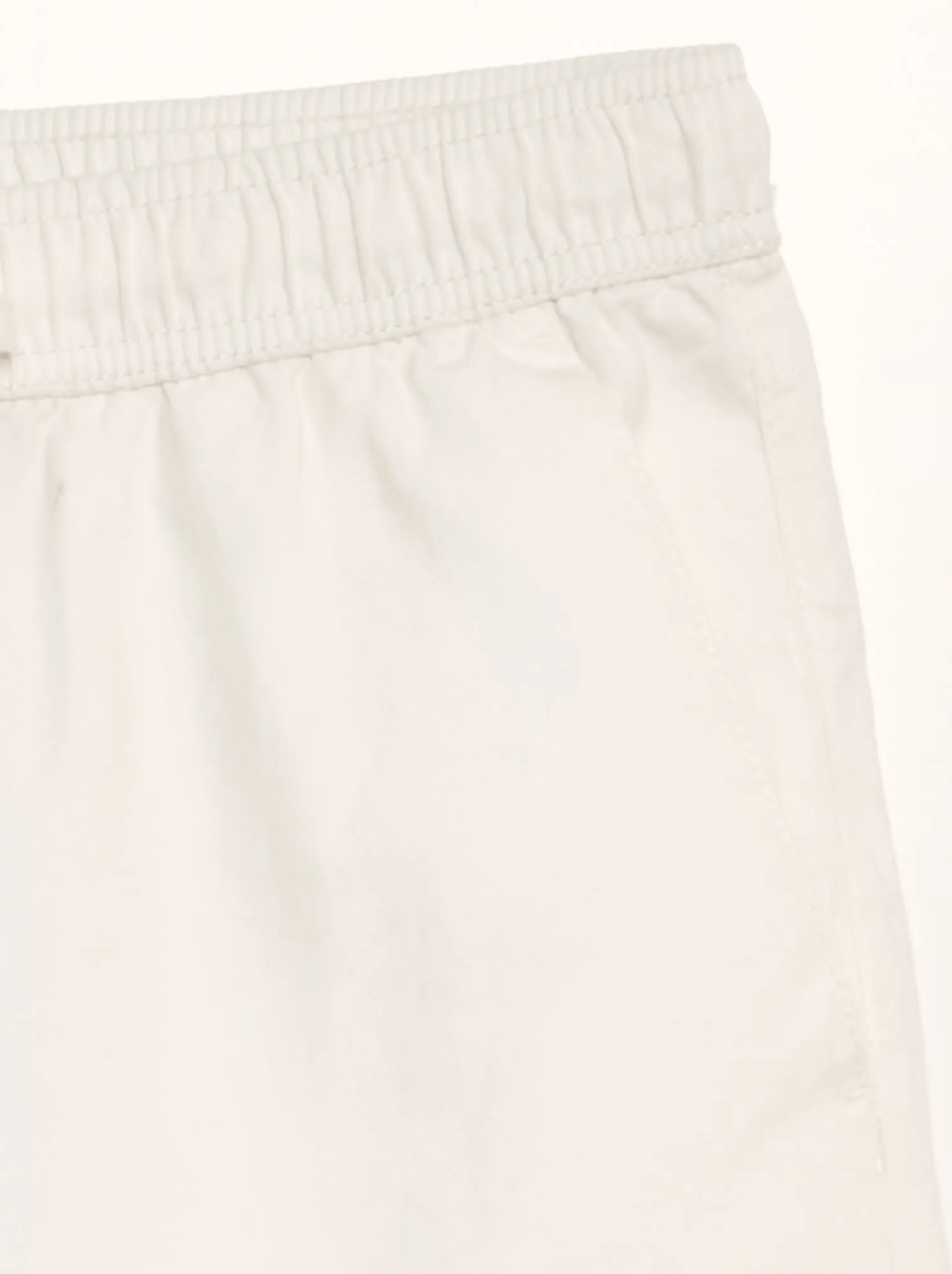 Bermuda chino con vita elasticizzata - BIANCO