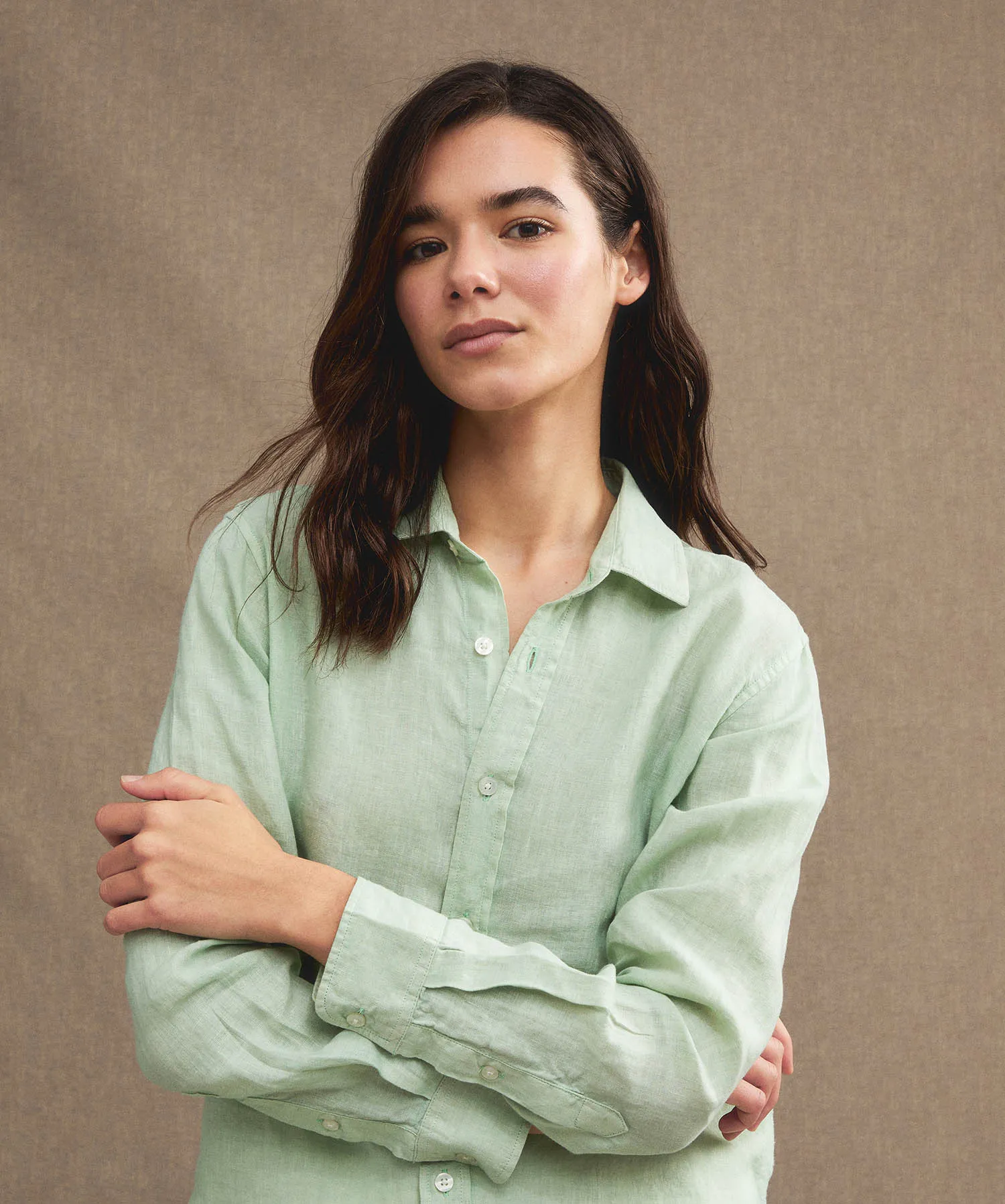 Camicia fresca in lino