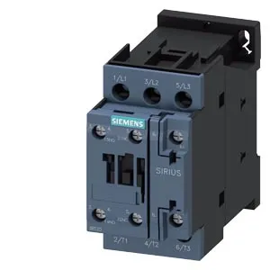 Contattore Potenza, AC-3 17 A, 7,5 kW / 400 V 1 NO + 1 NC, 24 V DC 3 poli, taglia S0 morsetto a vite - SIEMENS 3RT20251BB40 