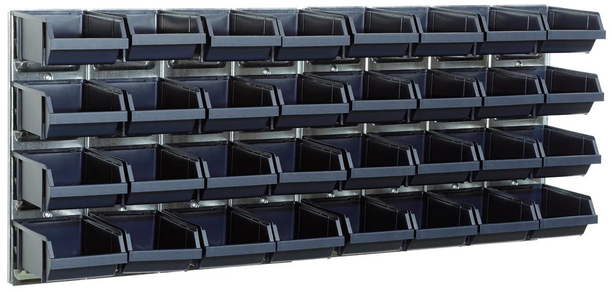 Contenitore Raaco Nero PP, 440mm x 1040mm x 184mm