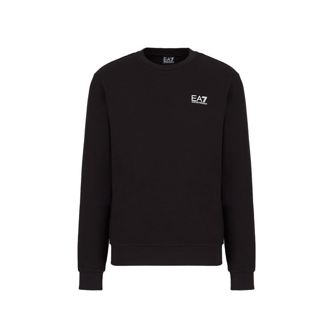 Ea7 Felpa Small Logo Uomo Nero