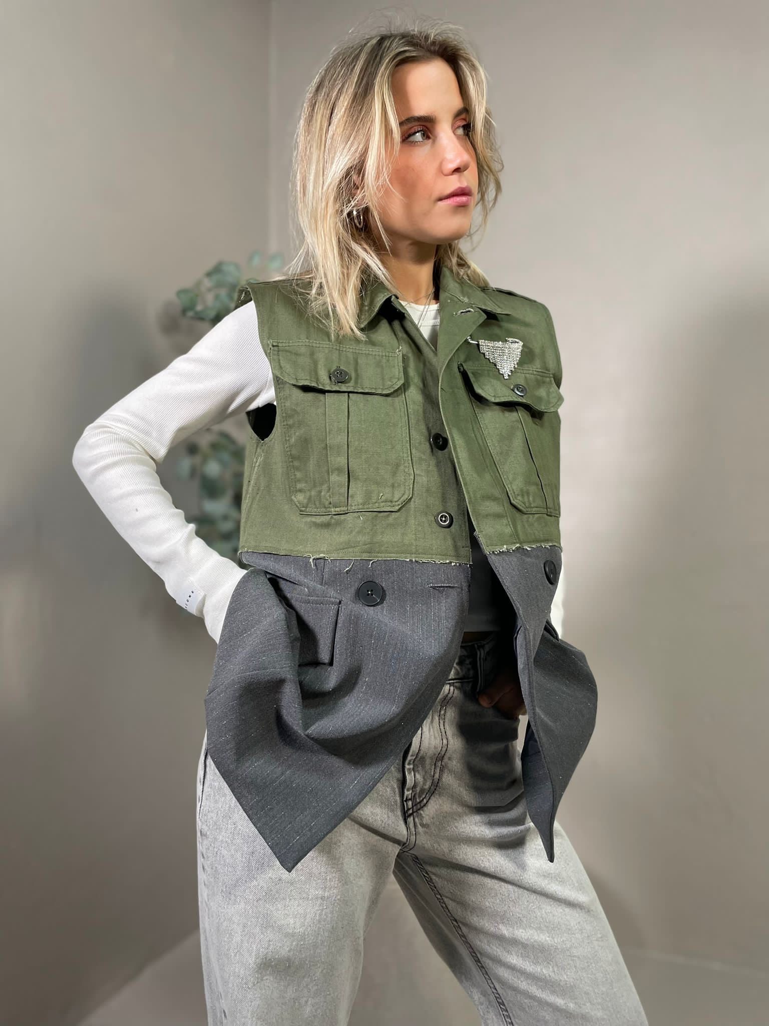 Gilet Combinato