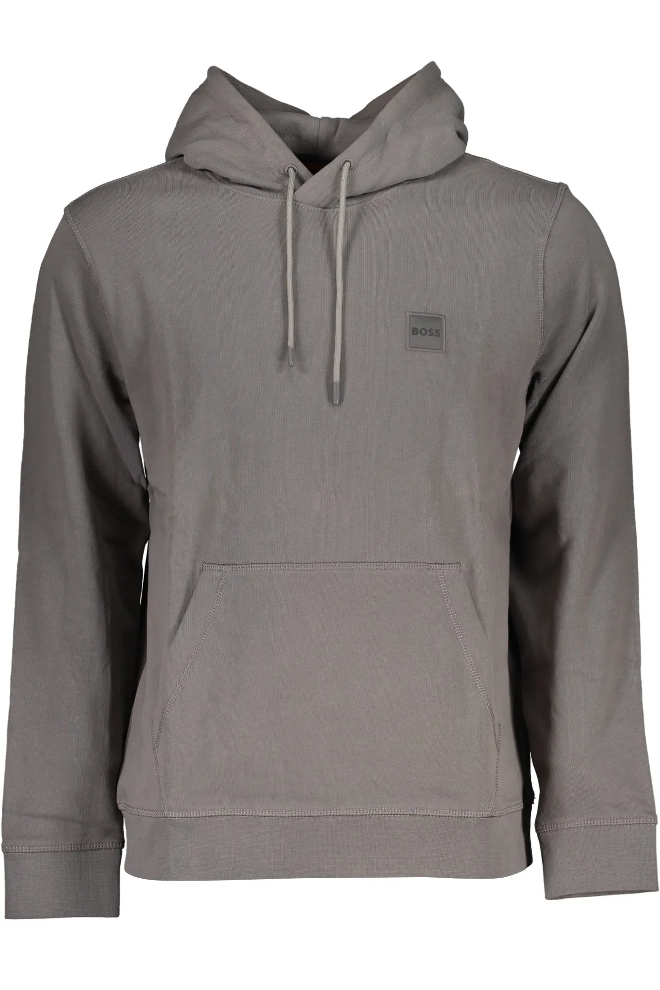 HUGO BOSS FELPA SENZA ZIP UOMO GRIGIO