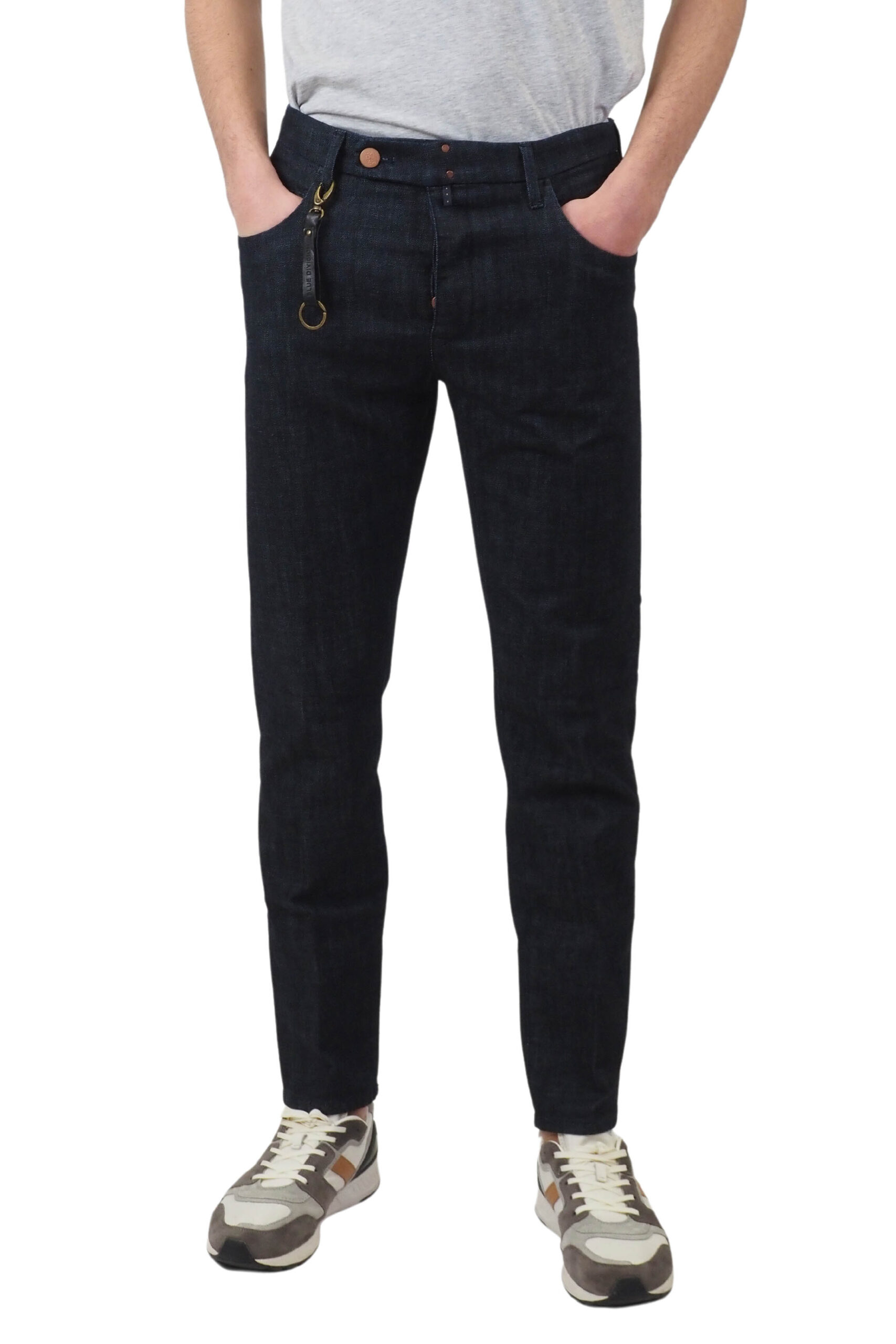 Incotex pantalone tapered jeans sartoriale