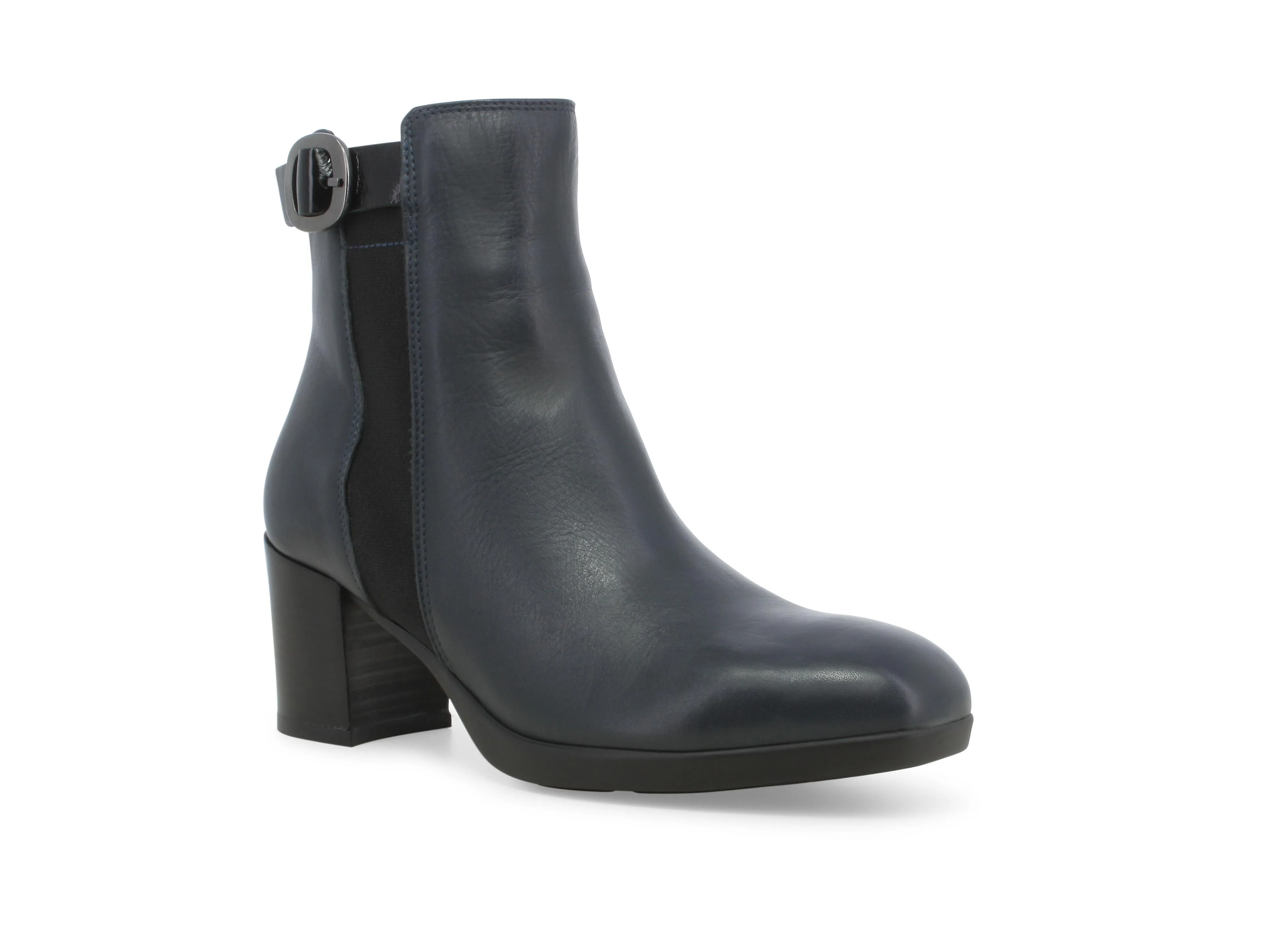Melluso Stivaletto donna in pelle blu navy z250w