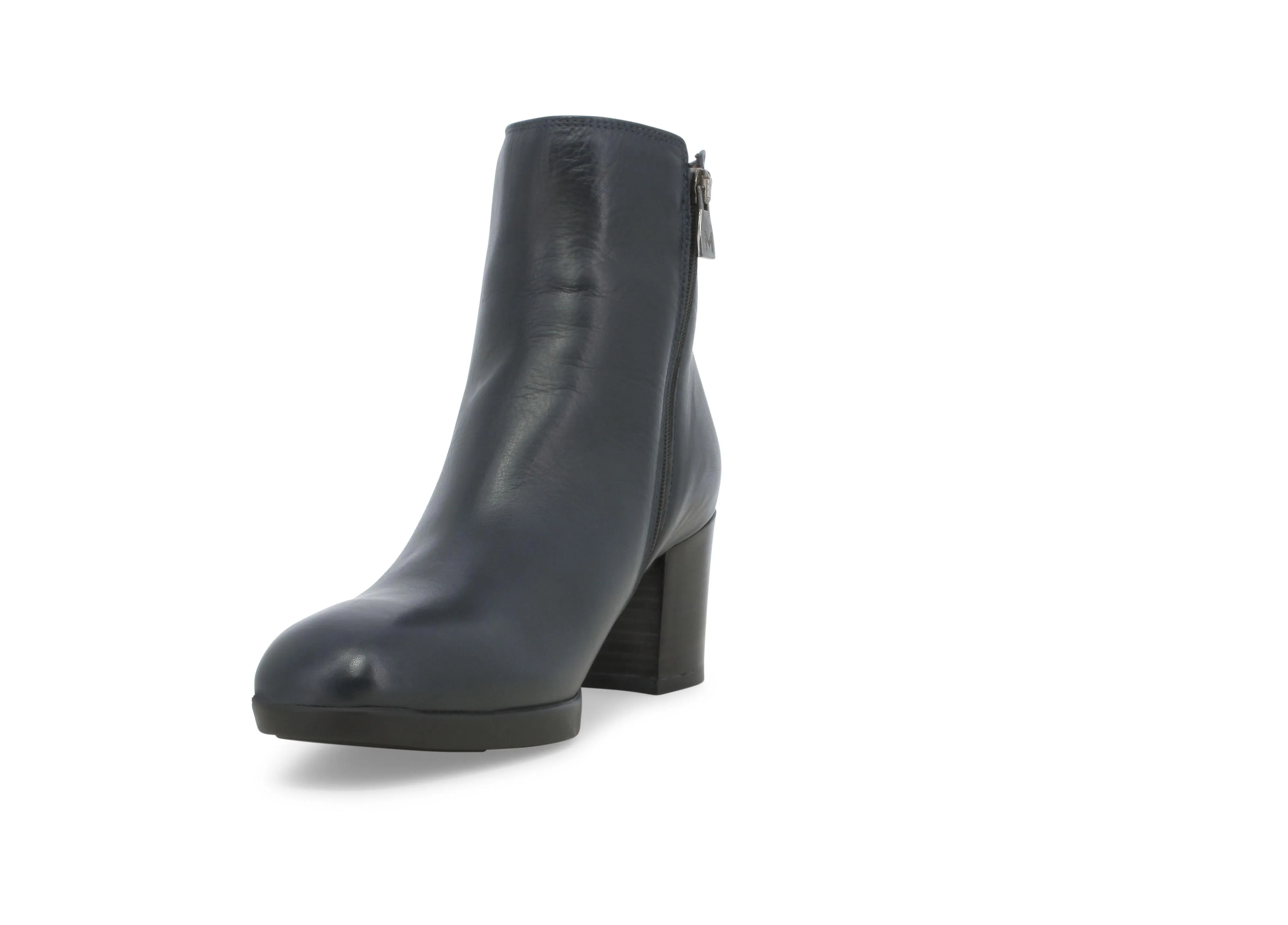 Melluso Stivaletto donna in pelle blu navy z250w