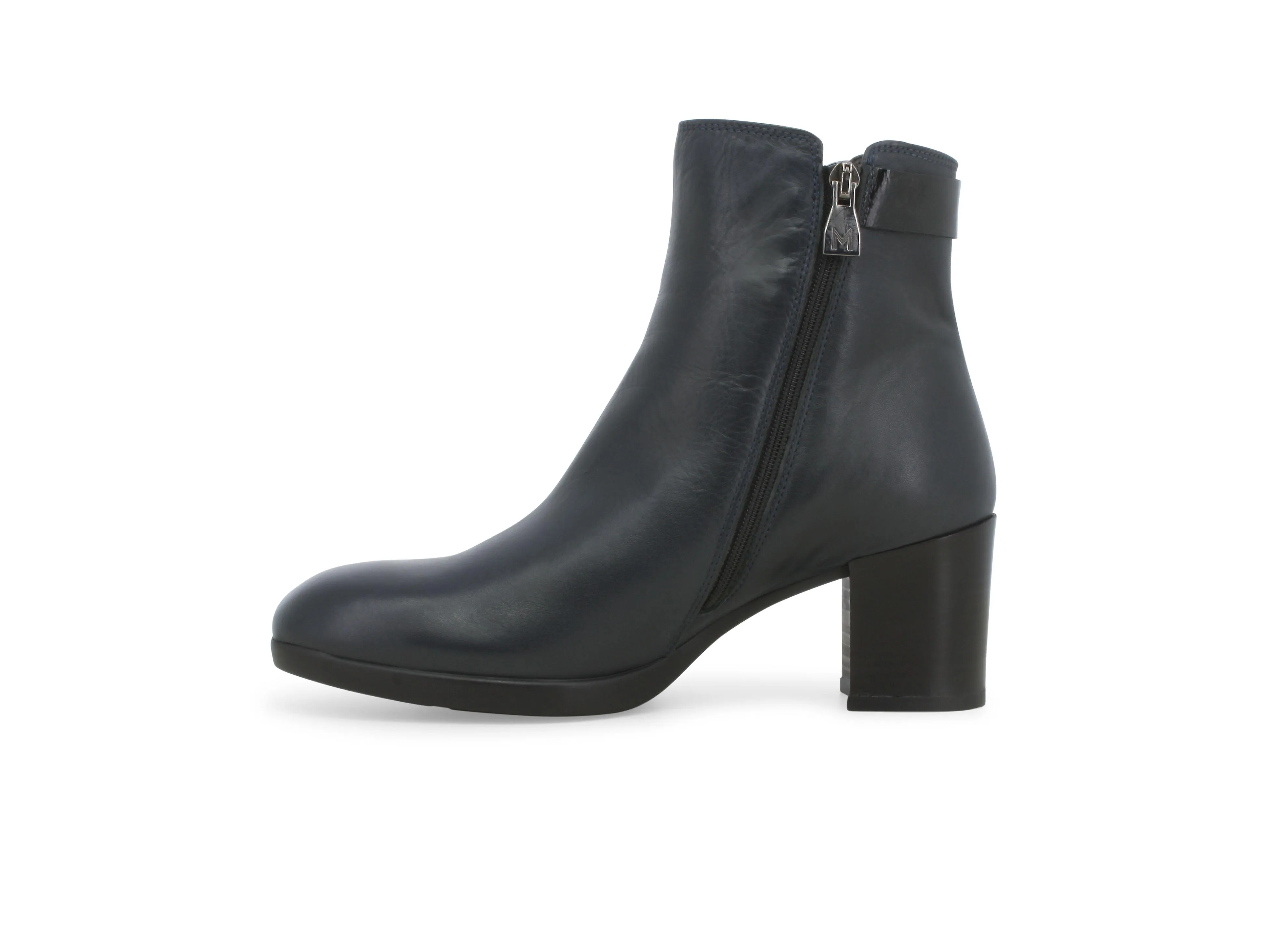 Melluso Stivaletto donna in pelle blu navy z250w