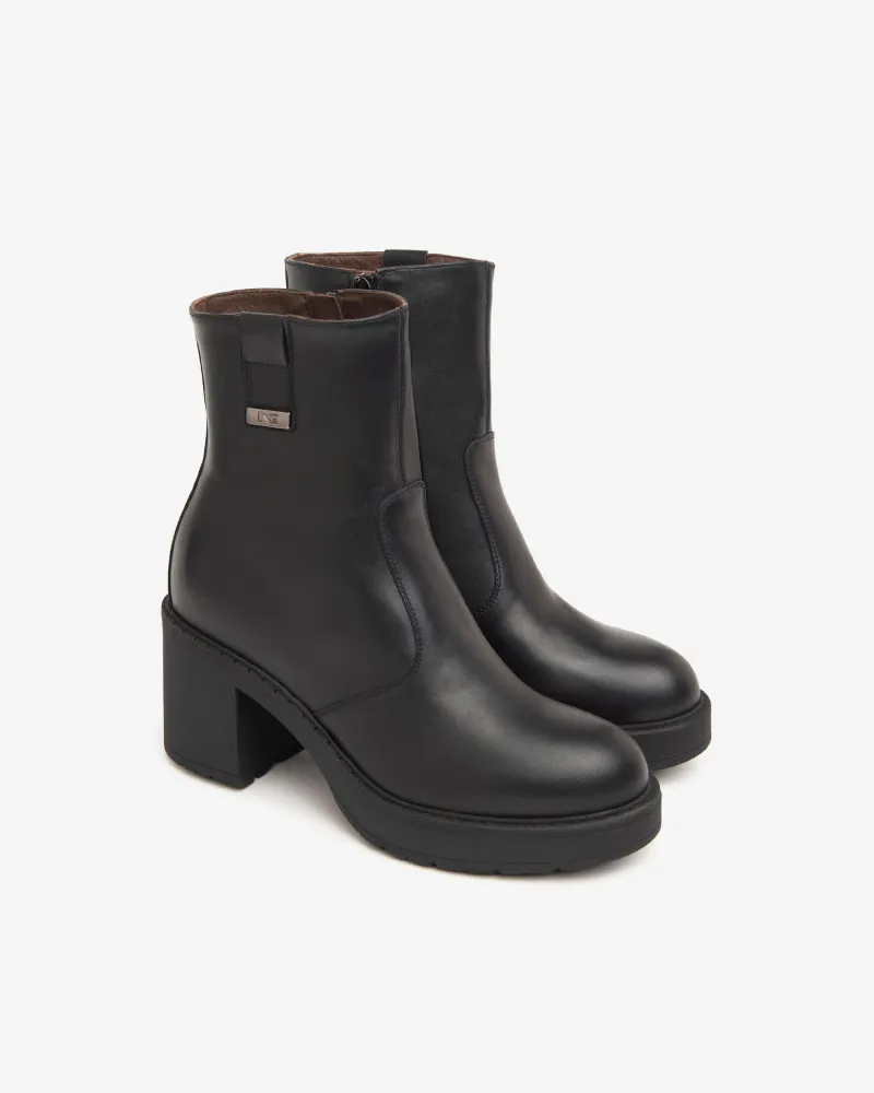 Nero Giardini stivaletti donna in pelle nero I411992D100