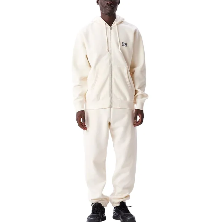 Obey Established Works Eyes full zip hoodie 112460011 A095600 white