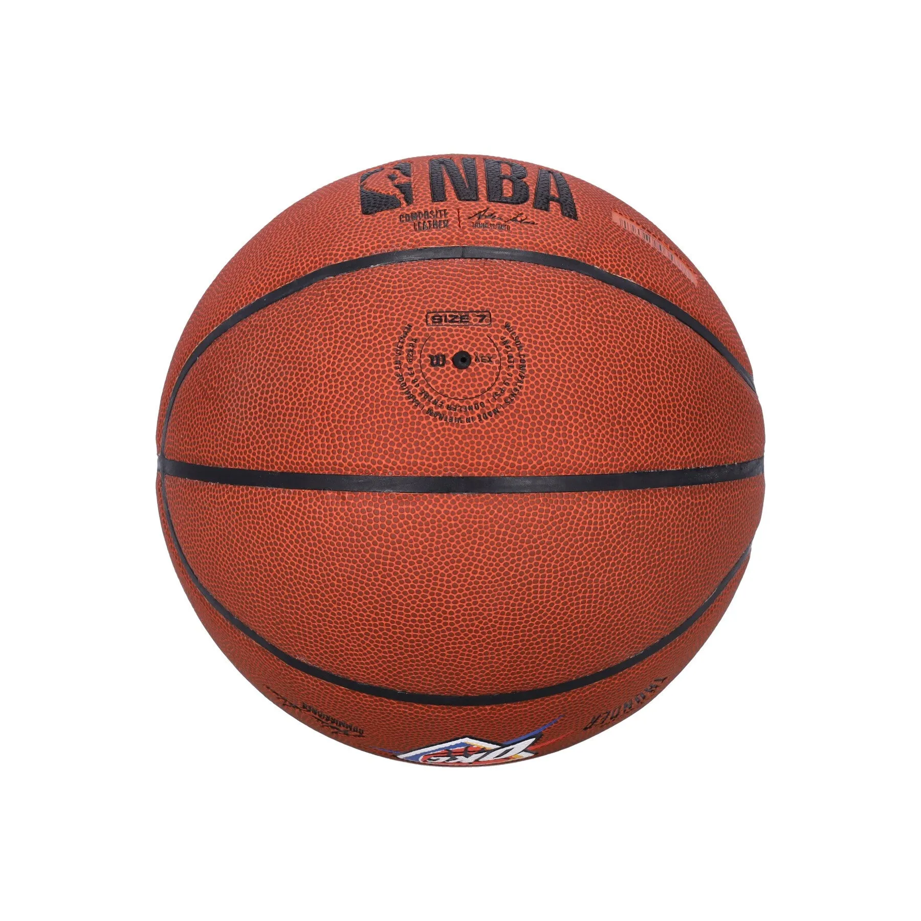 Pallone Uomo Nba Team Alliance Basketball Size 7 Oklthu Brown/original Team Colors