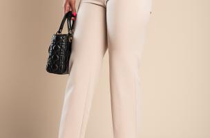 Pantaloni lunghi eleganti  Zatacetas, beige