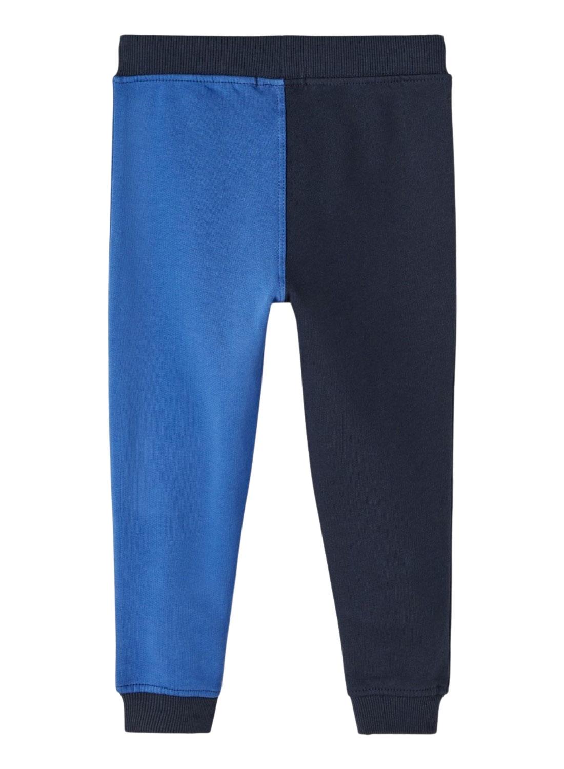 Pantaloni Name It Liam Bicolore Blu per Bambino