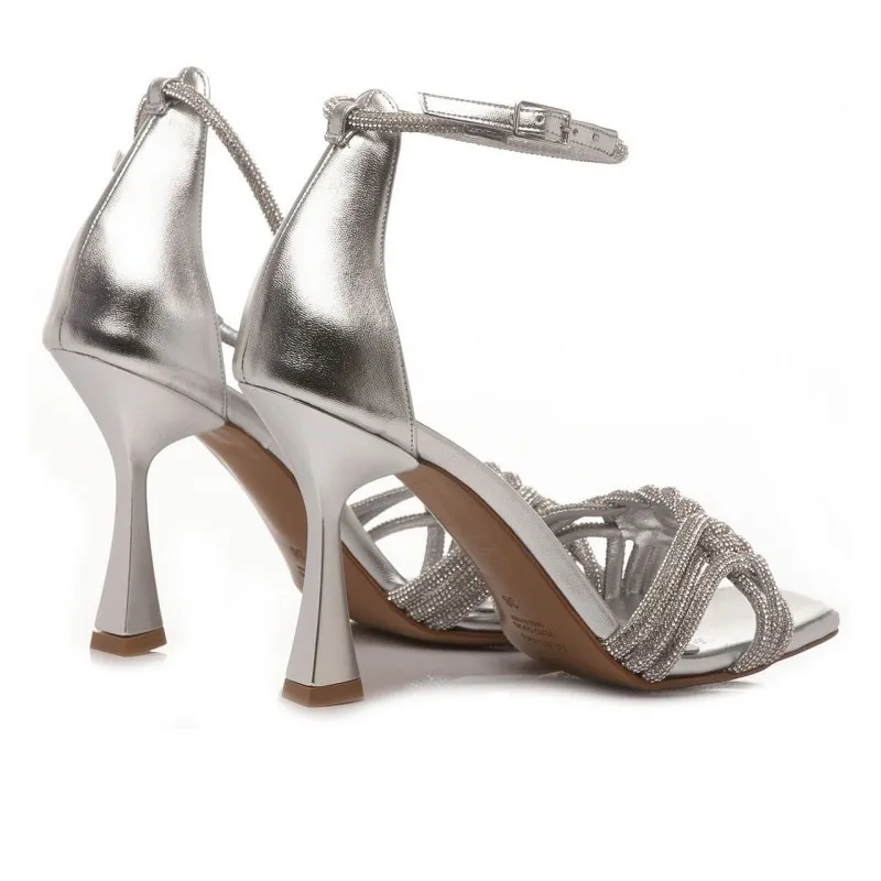 SANDALI CON STRASS DA DONNA ALBANO