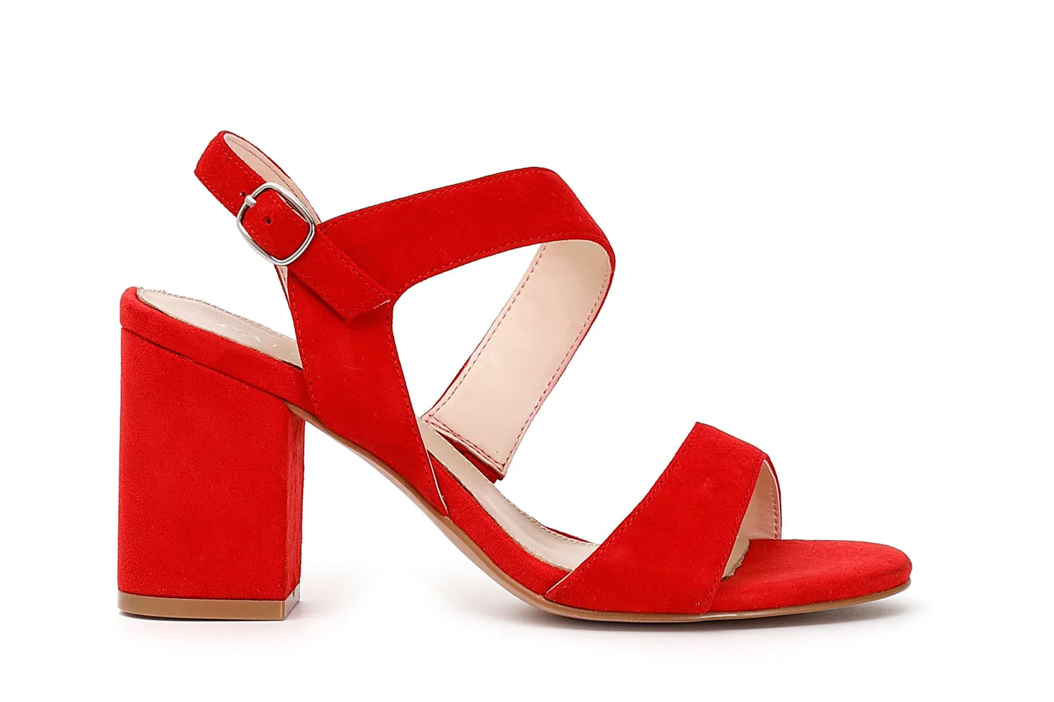 Sandali con tacco Donna colore Rosso