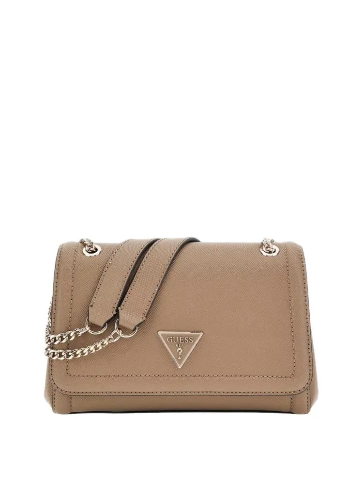 TRACOLLA GUESS NOELLE SAFFIANO TORTORA ZG78 79210 DARK TAUPE
