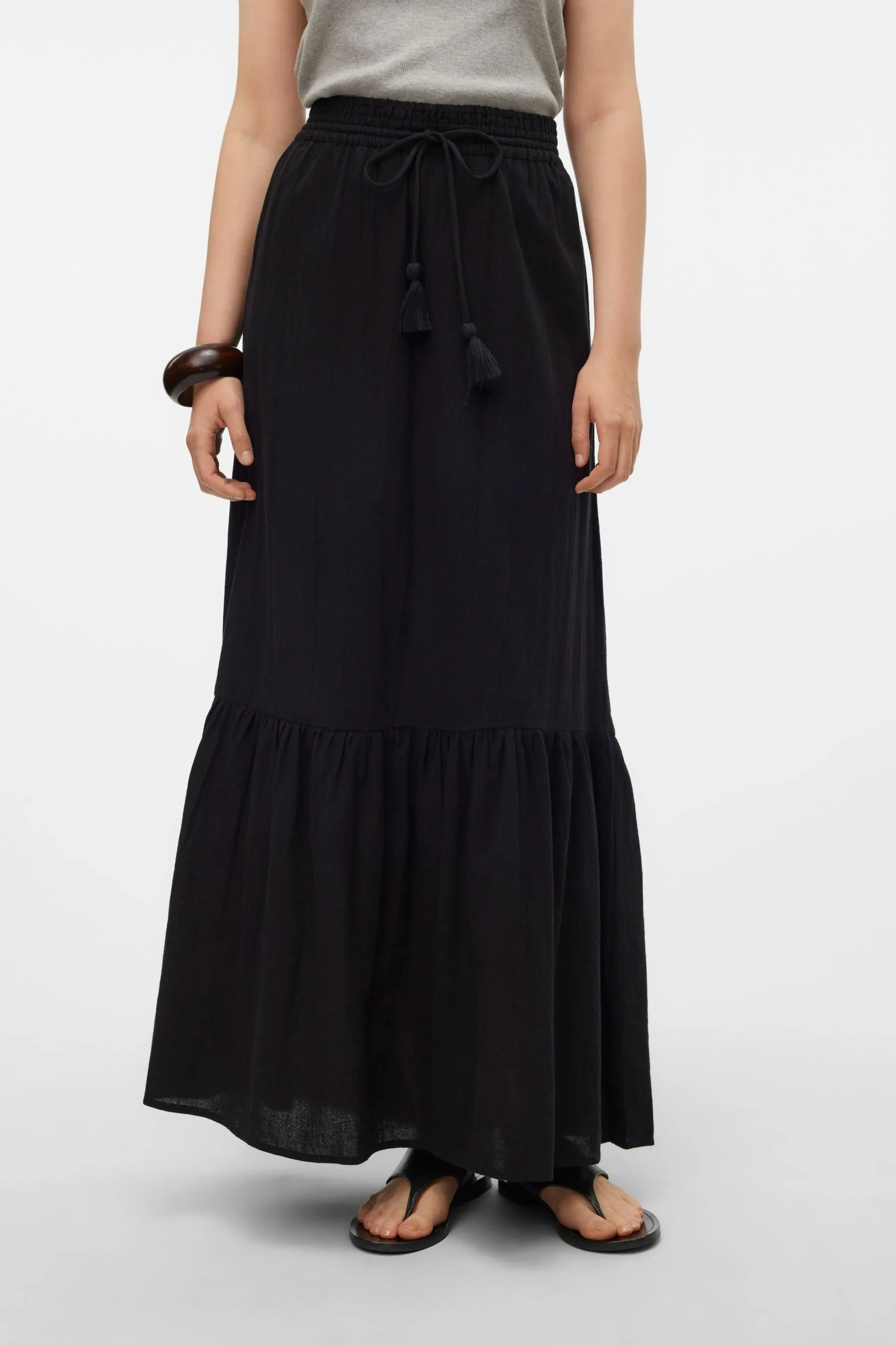 VERO MODA - Gonna maxi estiva a balze