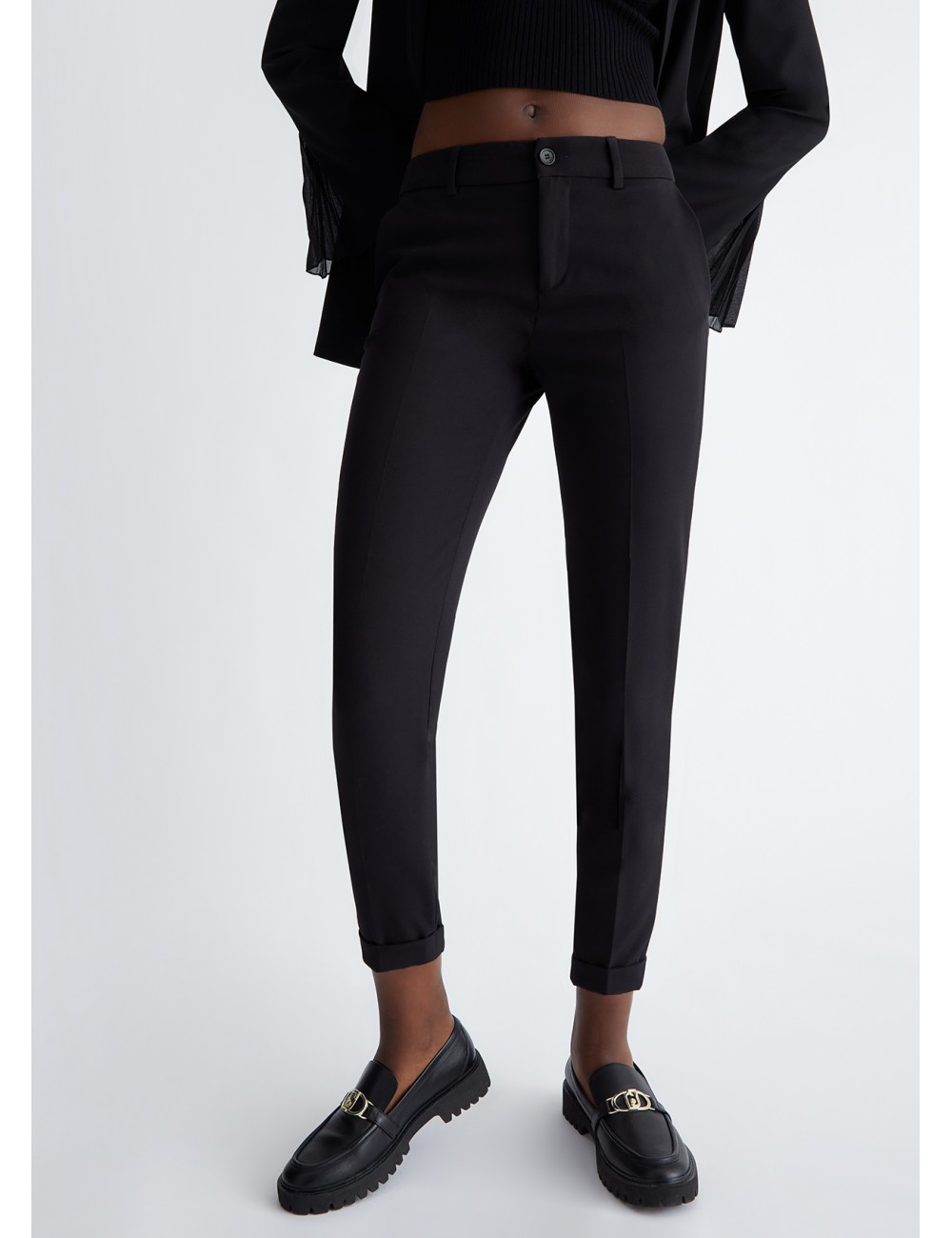 WXX046 22222 PANTALONE ELEGANTE LIU JO DONNA PANTALONI ELEGANTI WOMAN CROPPED
