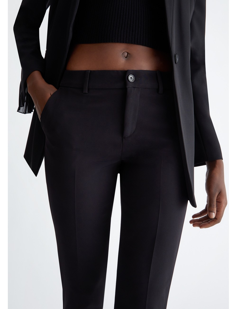 WXX046 22222 PANTALONE ELEGANTE LIU JO DONNA PANTALONI ELEGANTI WOMAN CROPPED