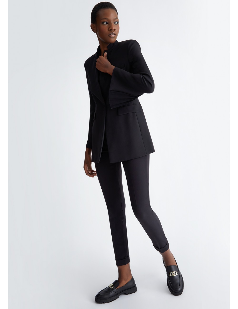 WXX046 22222 PANTALONE ELEGANTE LIU JO DONNA PANTALONI ELEGANTI WOMAN CROPPED